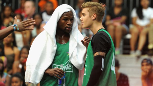 Floyd Weather and Justin Bieber